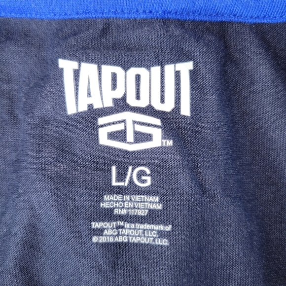 Tapout Men's Short Sleeve Graphic T-Shirt - Size: Large - Blue - Picture 7 of 8